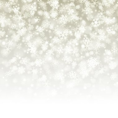 Christmas background with snowflakes clipart