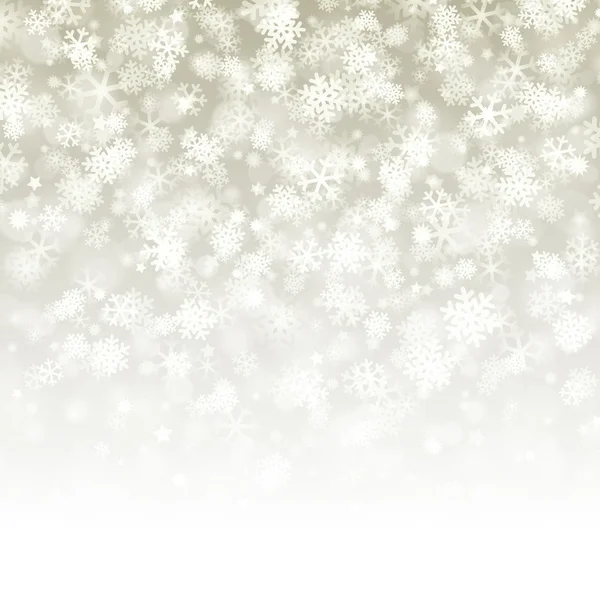 Різдвяний фон зі сніжинками — стоковий вектор