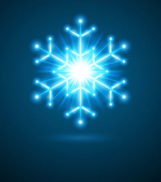 Μπλε snowflake — Διανυσματικό Αρχείο