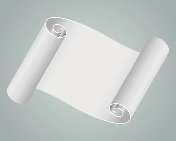 Vintage scroll papier — Stockvector