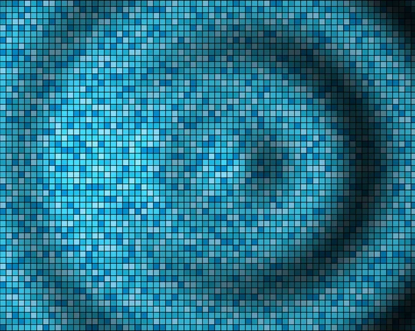 Abstrato mosaico ondas de amplitude 3d — Vetor de Stock