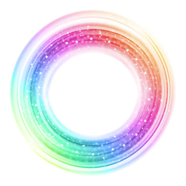Cercle lumineux lisse abstrait — Image vectorielle