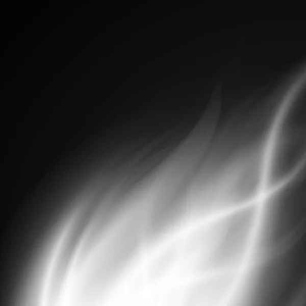 Abstraktní hladký kouř oheň — Stockový vektor