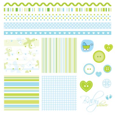 Scrapbook design elements clipart