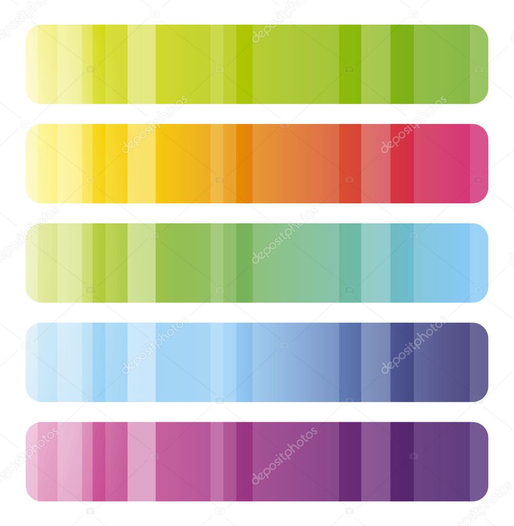 Set of colorful web banners