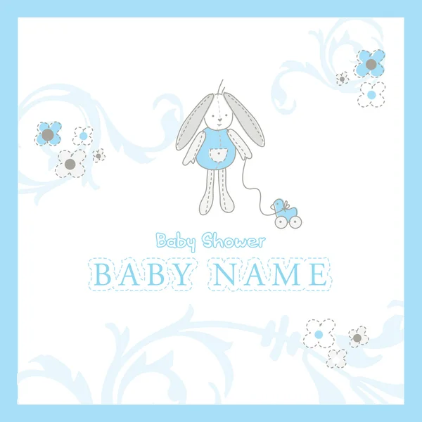 Carte d'arrivée bébé — Image vectorielle