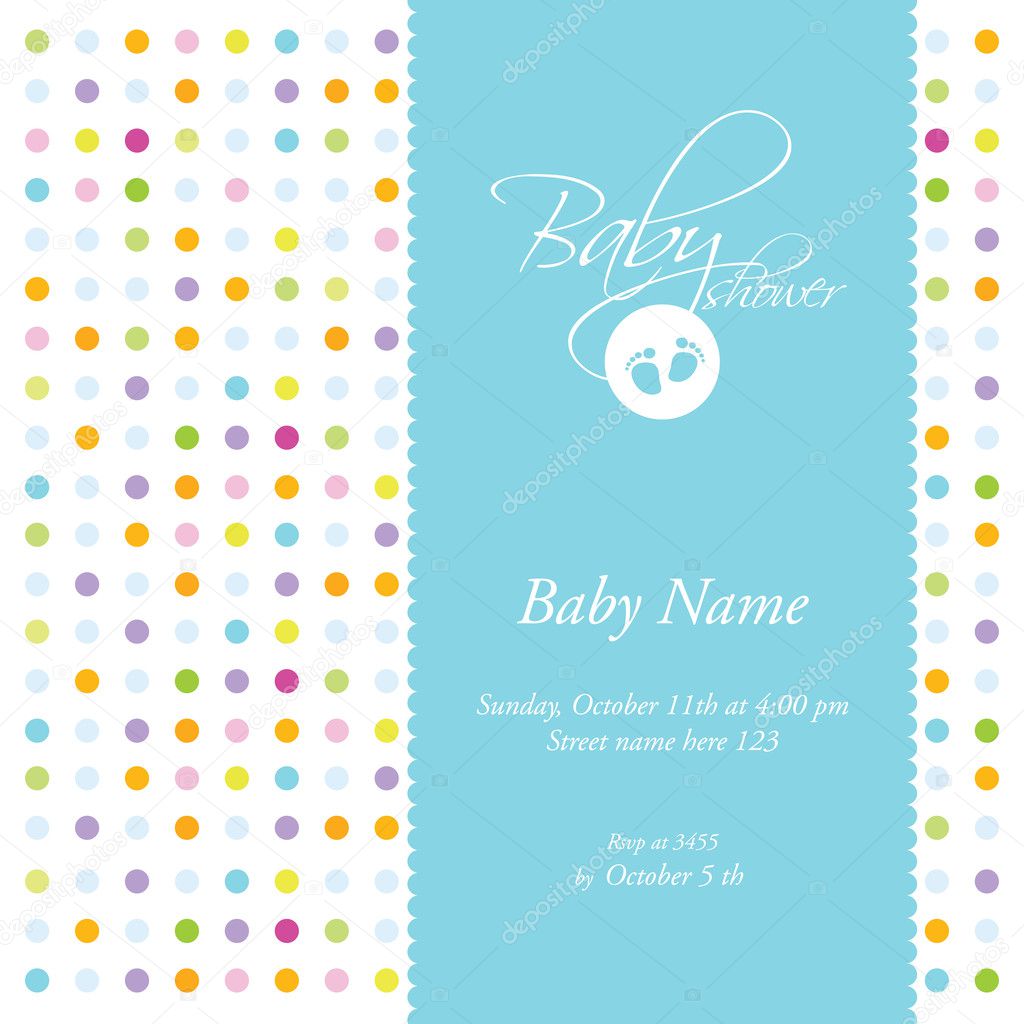 Baby arrival card