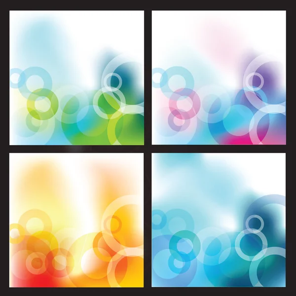Set of Abstract background — Stock Vector