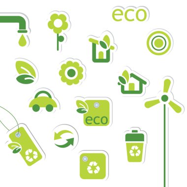 Eco symbols clipart