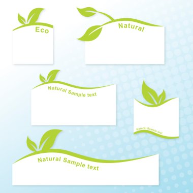 Eco templates clipart