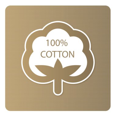 Cotton label clipart