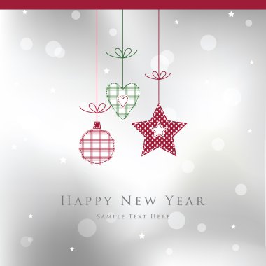 New year's card clipart