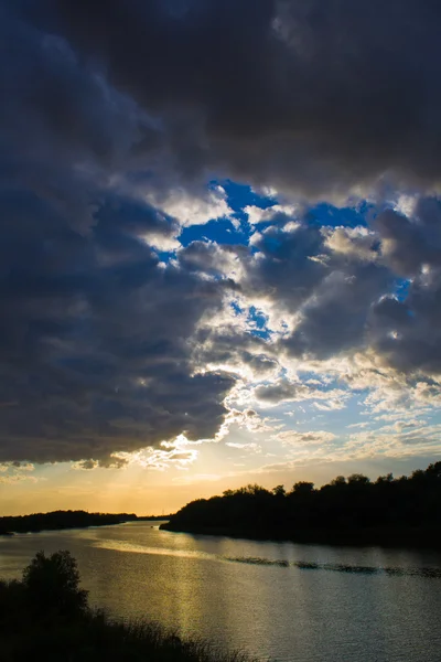 stock image Sunset on the River