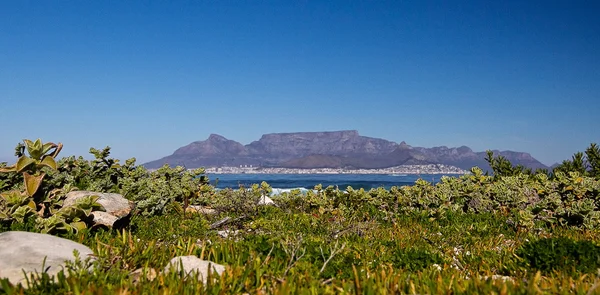 Cape Town View from Robben Island — Stock Photo, Image