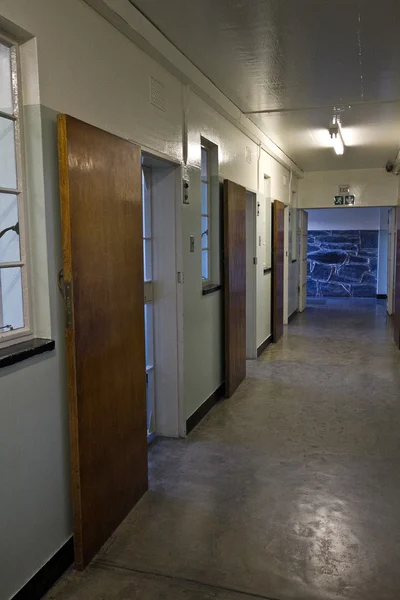 Staré vězení koridor na robben island — Stock fotografie