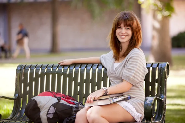 Friendly College Girl — Stock Photo, Image
