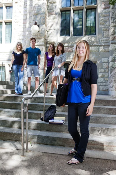 Students at college — Stock Photo, Image
