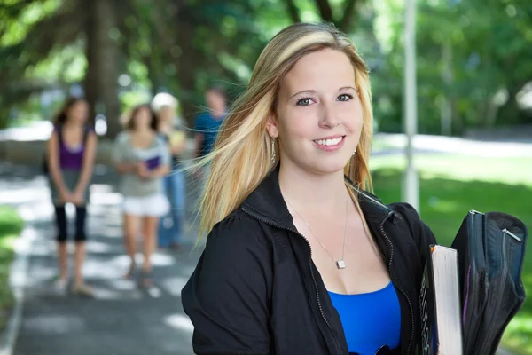 Young College Girl Portrait — Stock Photo, Image