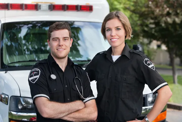 Paramedicus team — Stockfoto