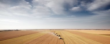 Harvest Aerial Landscape clipart