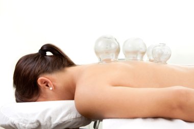 Cupping Treatment Detail clipart