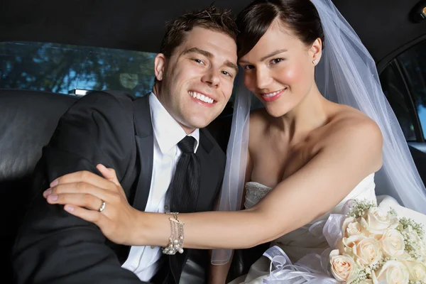 Boldog házaspár newlywed — Stock Fotó