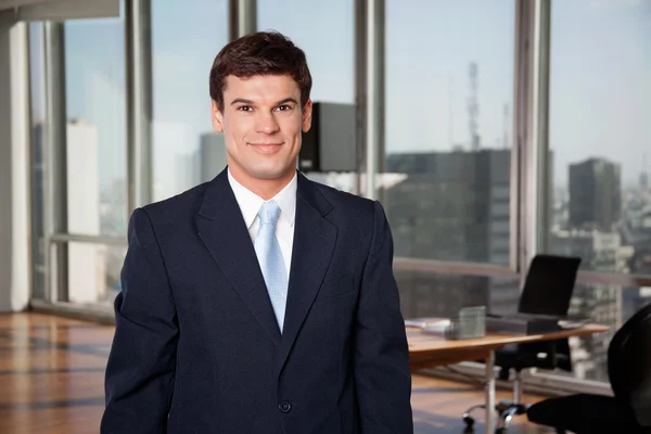 Mannelijke ondernemer glimlachen — Stockfoto