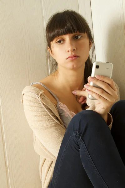 SMS tipik kadın — Stok fotoğraf