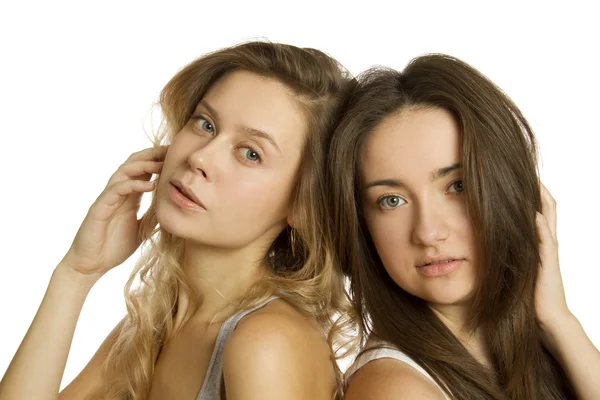 Two beautiful young women — Stock Photo, Image