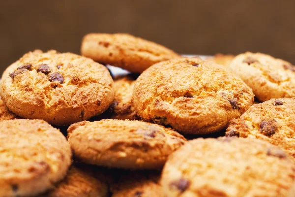 Cioccolato Chip Cookies primo piano — Foto Stock
