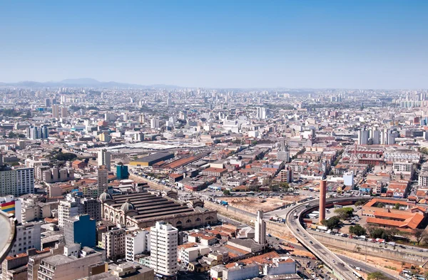 巴西圣保罗的市政市场 — 图库照片