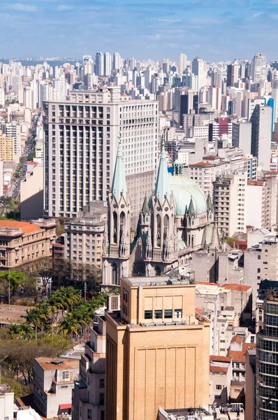 Se Cathedral in Sao Paulo — Stock Photo, Image