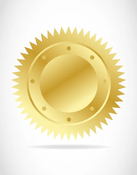 Illustration du sceau d'or — Image vectorielle