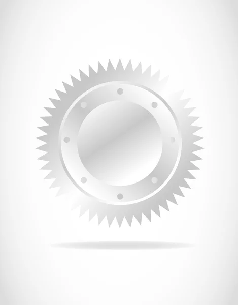 Silver seal vector — Stock Vector