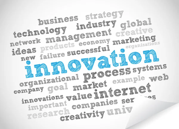 Inovação tag cloud —  Vetores de Stock