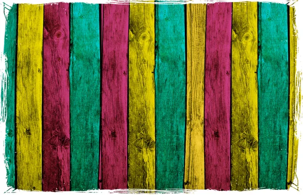 抽象的なカラフルな木製の板 — ストック写真