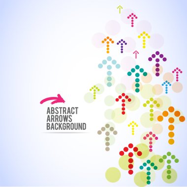 Abstract arrow background clipart