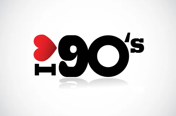 90 's icoon — Stockvector