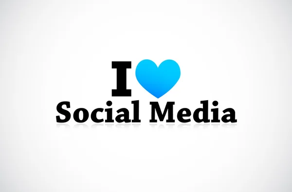 Médias sociaux — Image vectorielle