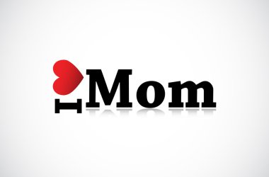 I Love Mom clipart