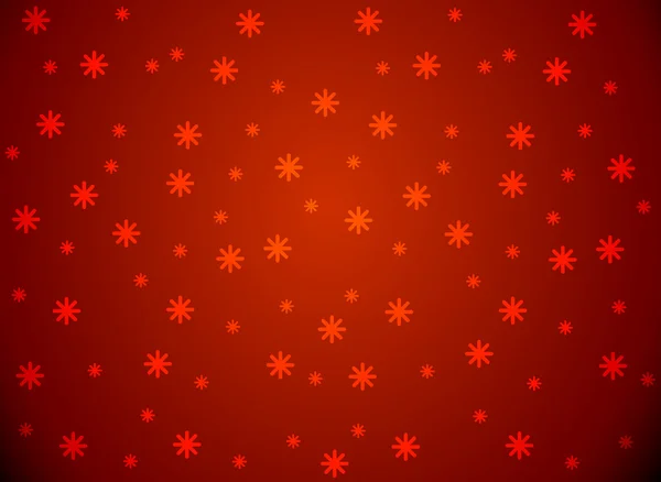 Red Snow Background — Stock Vector