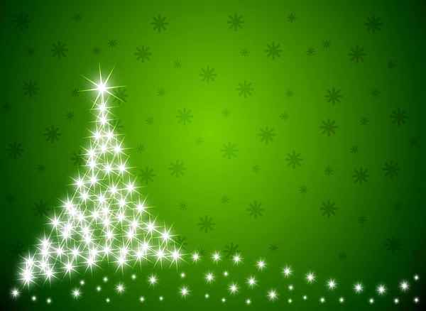 Árvore de Natal vector verde — Vetor de Stock