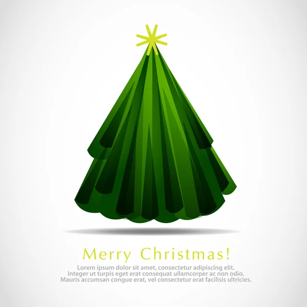 矢量抽象的圣诞树 — 图库矢量图片