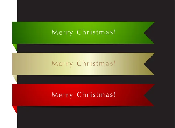 Christmas labels vector set. — Stock Vector