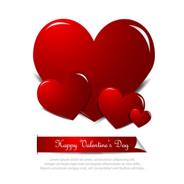 Valentine's day vector background clipart