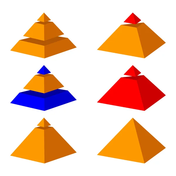 Pyramider. — Stock vektor