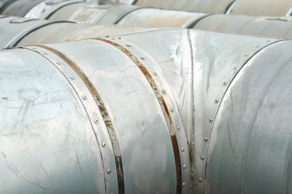 stock image Steel pipelines