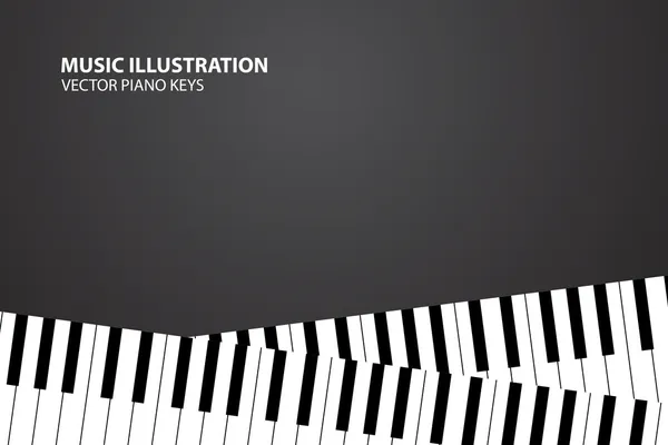 Клавиатура фортепиано — стоковый вектор