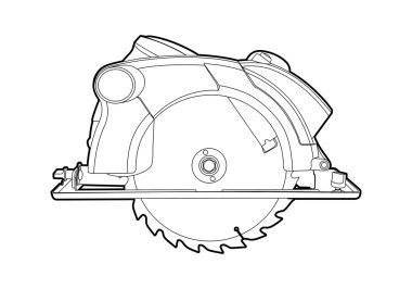 Circular saw clipart