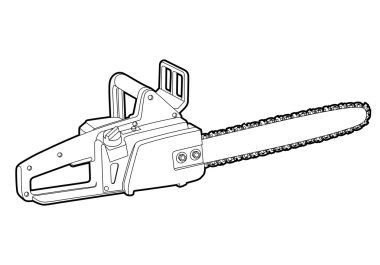 Chainsaw clipart